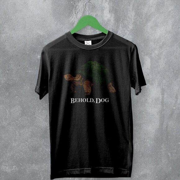 Dark Souls Behold Dog Iconic Game Meme Humor Graphic Gamer Art T-Shirt 165 - Picture 1 of 5